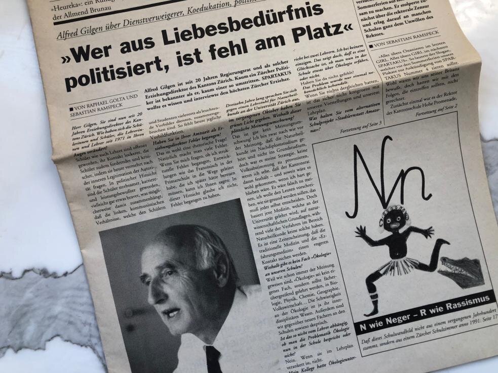 Der «Spartakus» mit Alfred Gilgen.